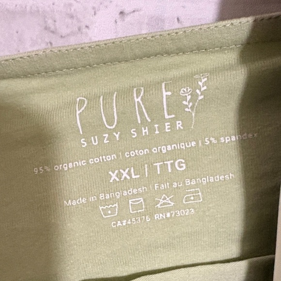 Suzy Shier Light Green Tank Top, size XL - Picture 2 of 4